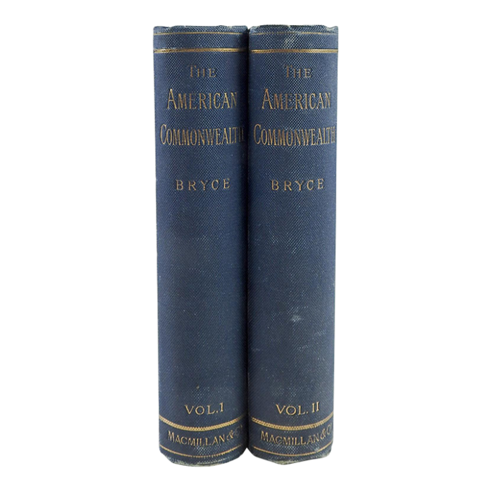 1888 the american commonwealth by james bryce books a pair 7300