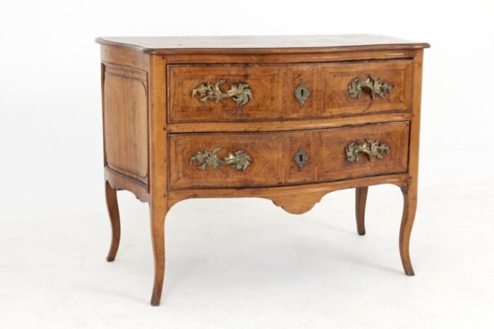 18th century louis xv commode in marquetry 2