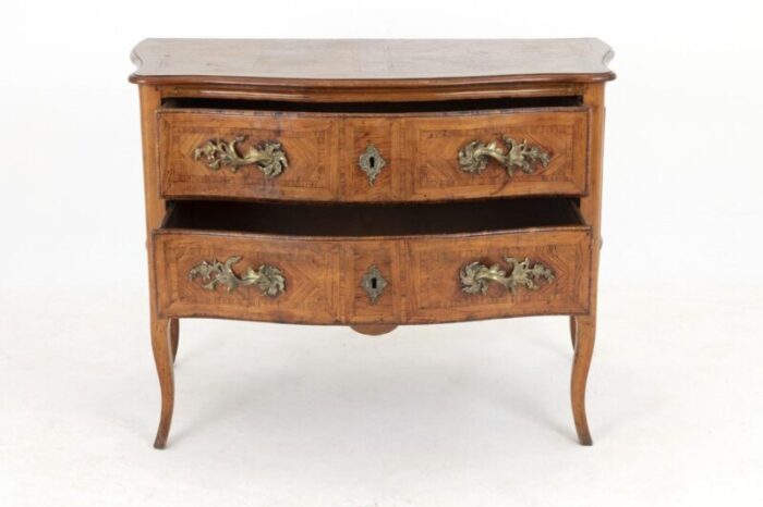 18th century louis xv commode in marquetry 3