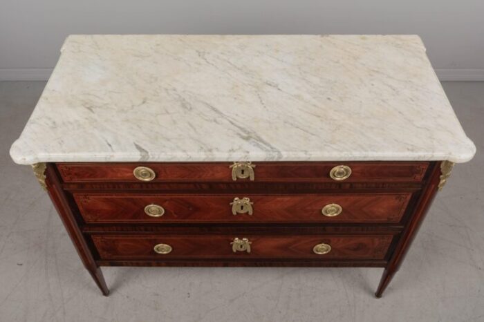 18th century louis xvi marquetry commode 0474