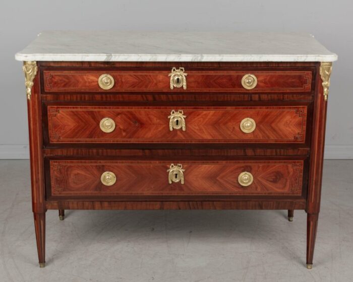 18th century louis xvi marquetry commode 9980