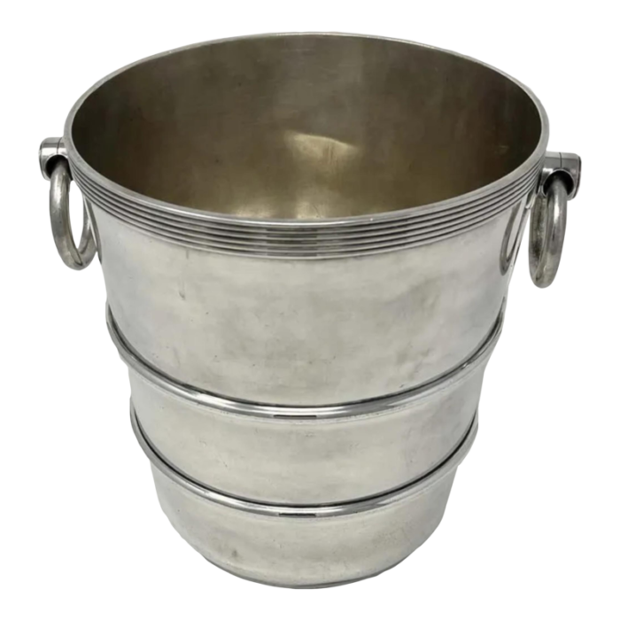 1912 silverplated champagne bucket from the frisco railway 6650