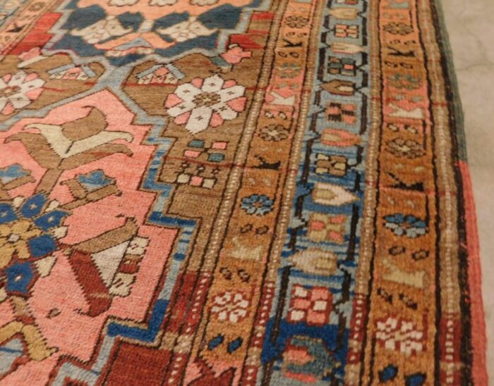 1920s antique persian runner rug 34x 103 0092