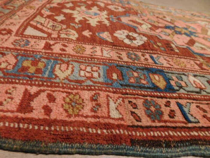 1920s antique persian runner rug 34x 103 3761