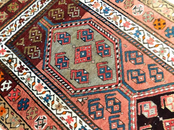 1920s antique persian runner rug 34x 135 0659