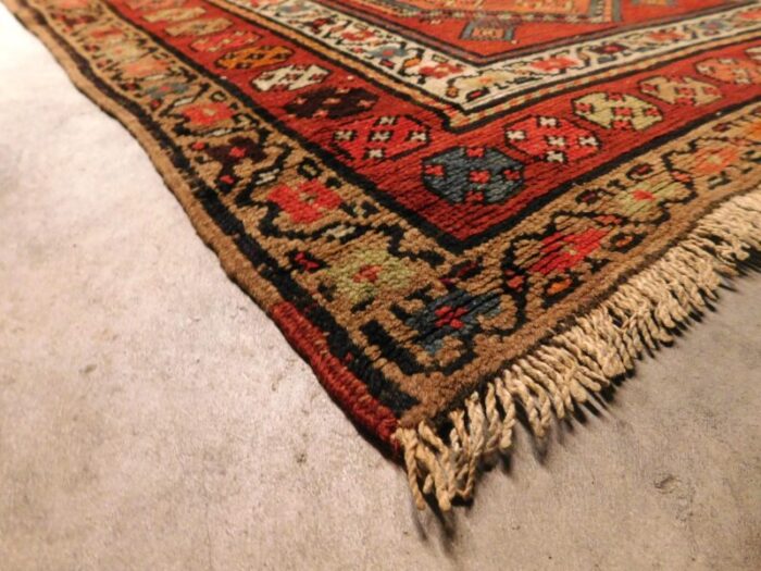 1920s antique persian runner rug 34x 135 8529