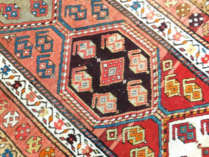 1920s antique persian runner rug 34x 135 9830