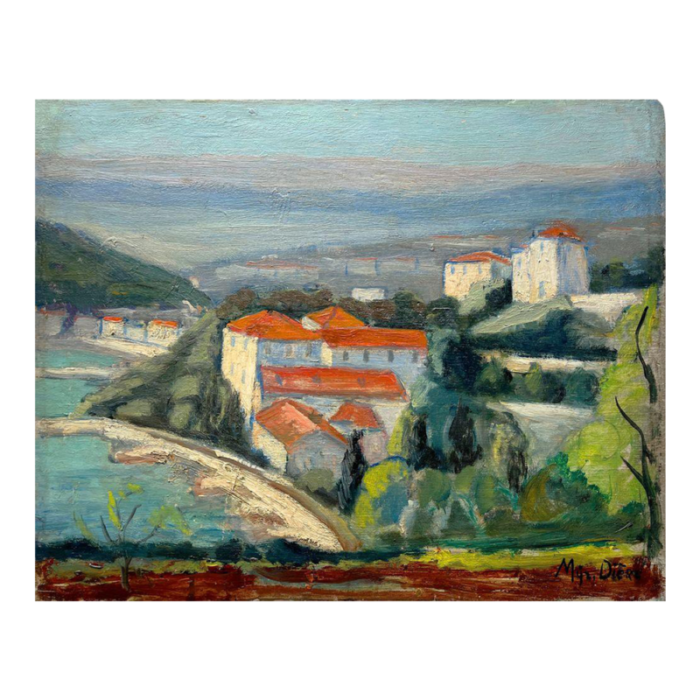 1930 myriam diere paysage du midi oil on wood 0008