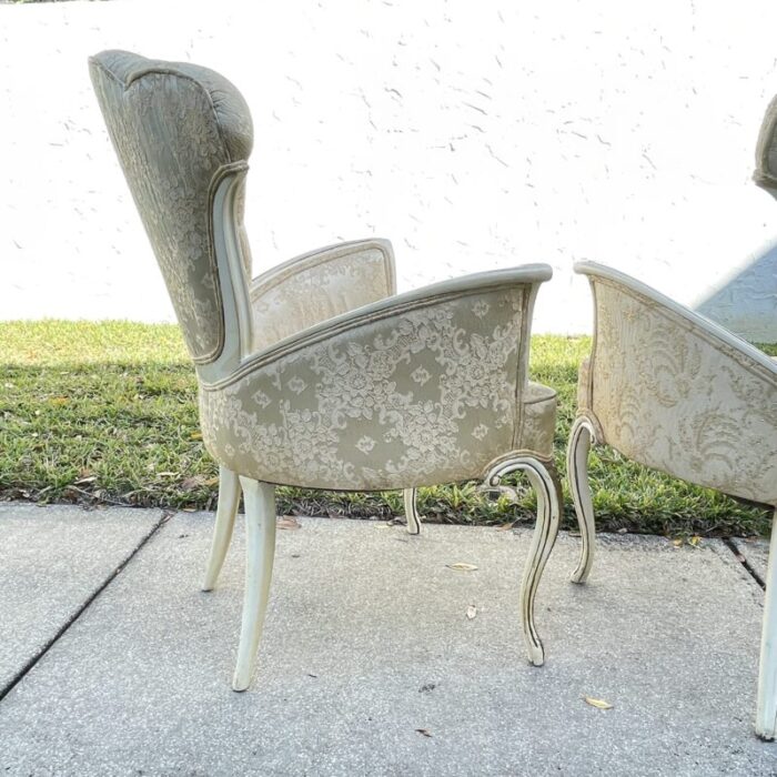 1940s tulip chairs by grosfeld house a pair 6459