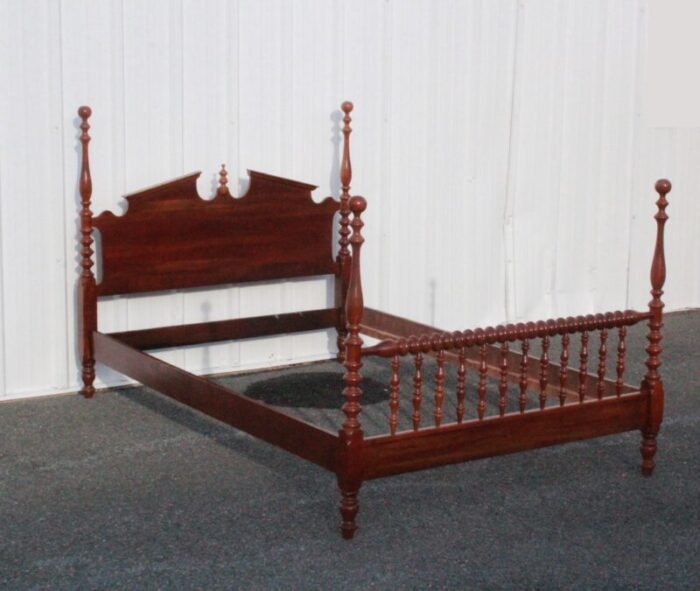 1940s vintage chippendale style four semi poster full xl bed frame 7738