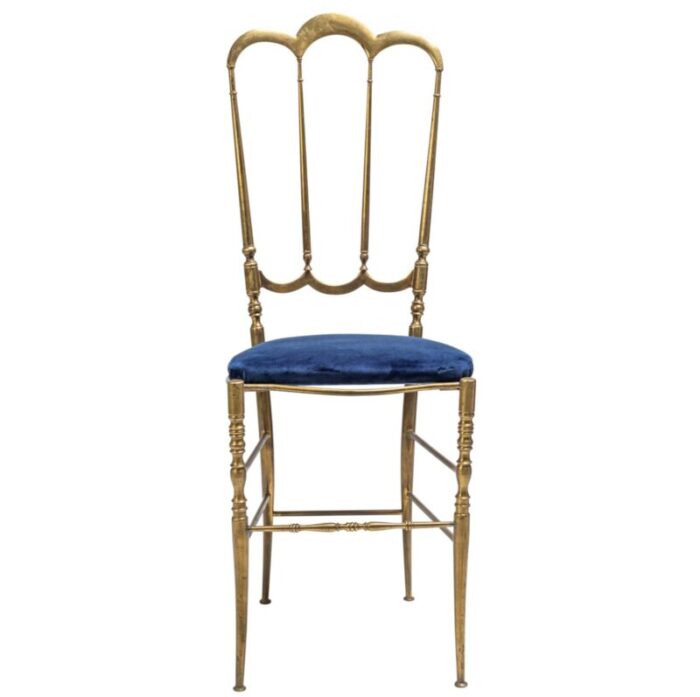 1950s brass chiavari chair 3450