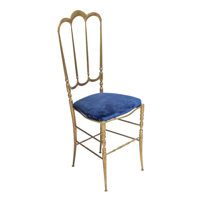 1950s brass chiavari chair 7513