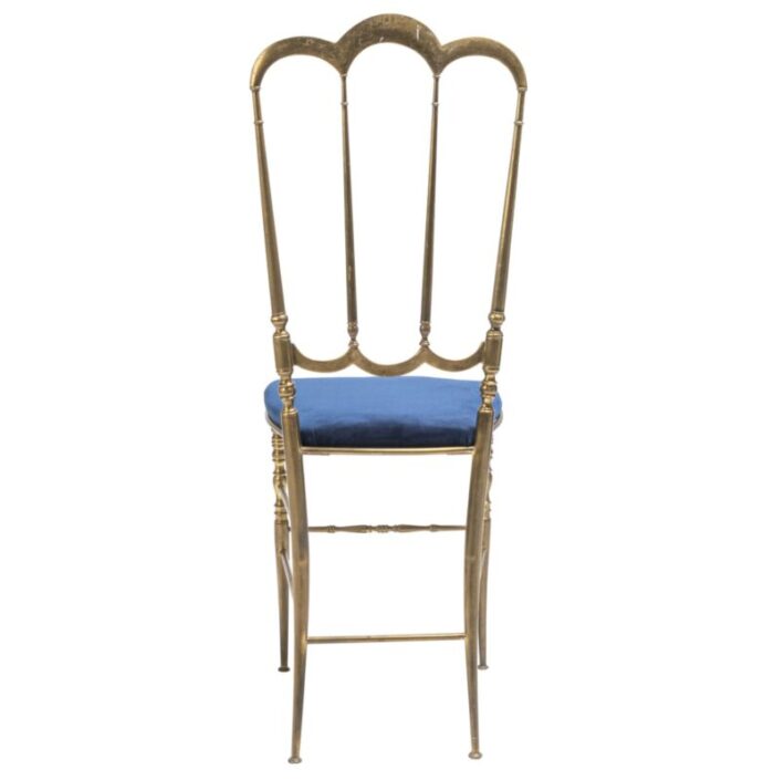 1950s brass chiavari chair 7650