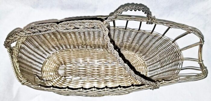 1950s french wire wine caddy pourer basket 6733