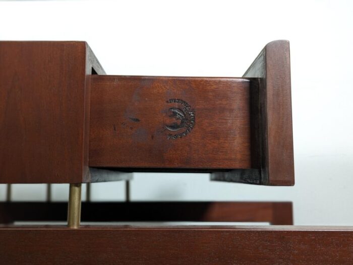 1950s mid century modern end table by edmond j spence for industria mueblera of mexico 0486