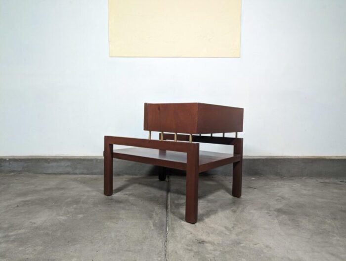 1950s mid century modern end table by edmond j spence for industria mueblera of mexico 6439