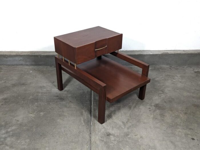 1950s mid century modern end table by edmond j spence for industria mueblera of mexico 9007