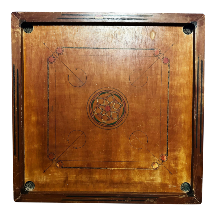 1950s vintage wooden carrom board 2615