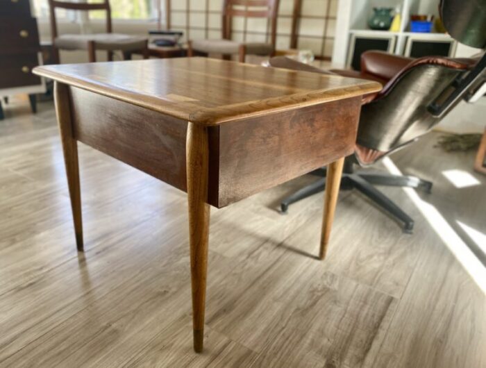 1960s acclaim dovetail occasional table with drawer by andre bus for lane 8375