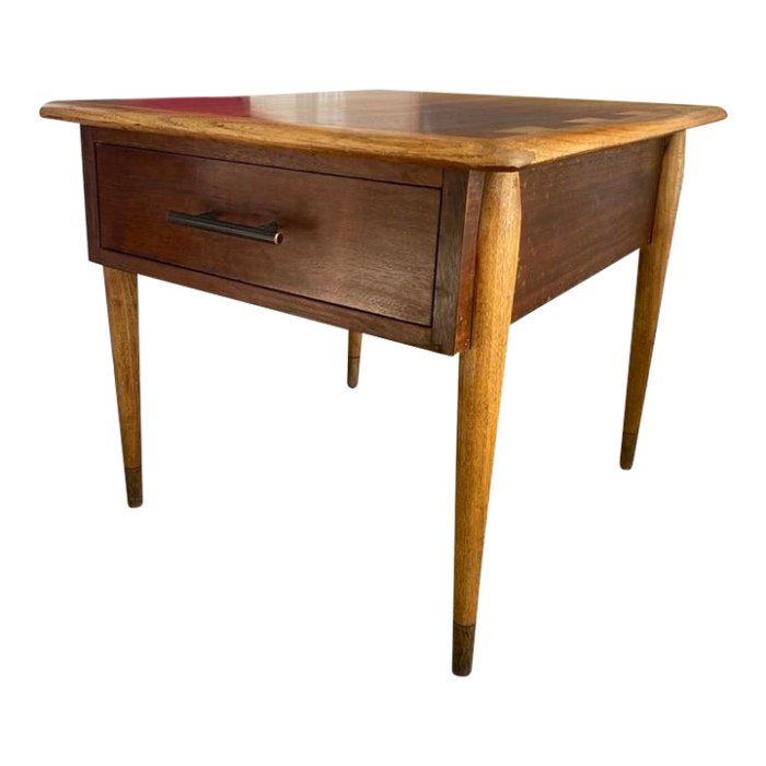 1960s acclaim dovetail occasional table with drawer by andre bus for lane 8761