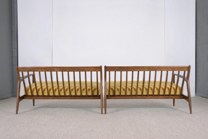 1960s danish sectional sofa teak craftsmanship meets mid century elegance 8698