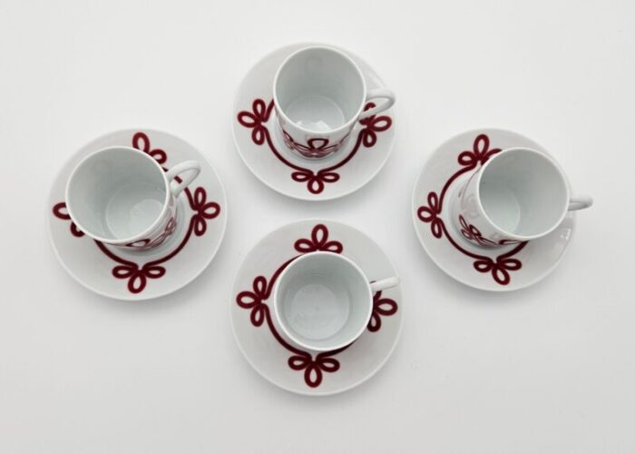 1960s haviland brandebourg demitasse cups with saucers 8 pieces 1470