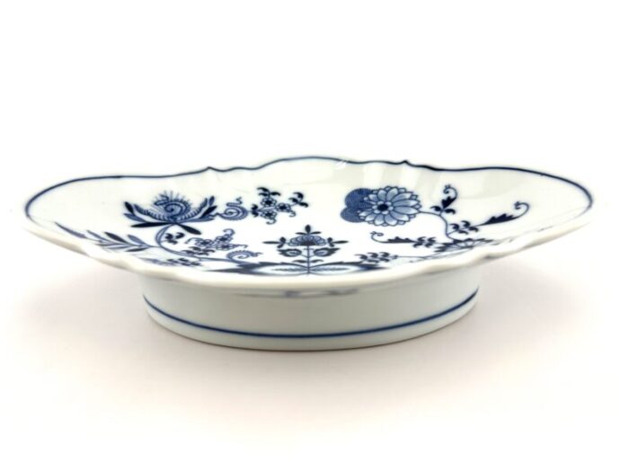 1960s japanese blue danube blue and white decorative dish 8756