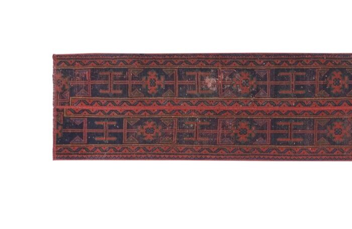 1960s turkish oushak runner 110 x 111 3571