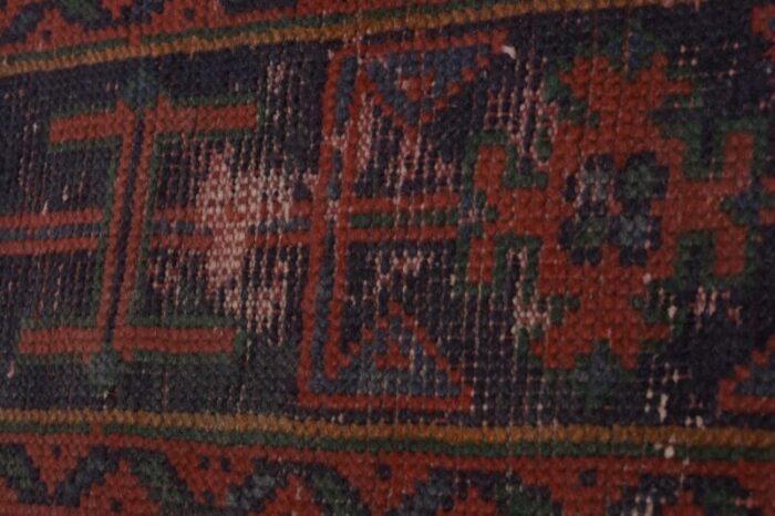 1960s turkish oushak runner 110 x 111 5794