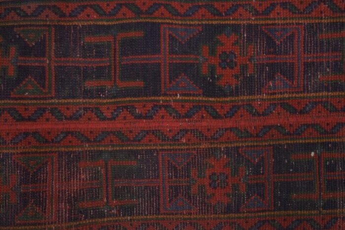 1960s turkish oushak runner 110 x 111 8353