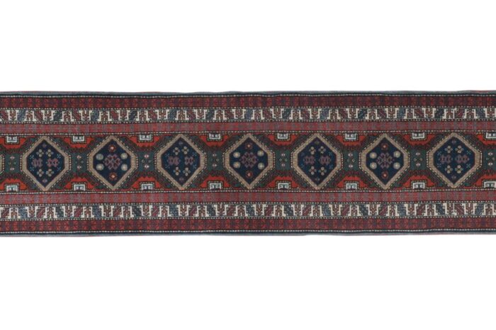 1960s turkish oushak runner rug 22 x 104 3395