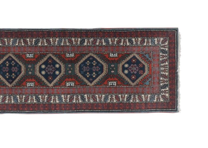 1960s turkish oushak runner rug 22 x 104 6715