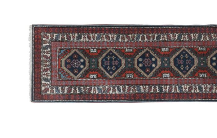 1960s turkish oushak runner rug 22 x 104 9318