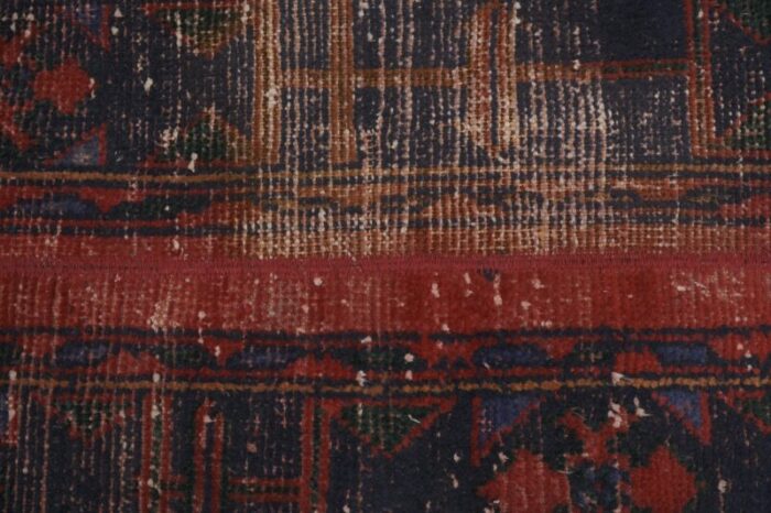 1960s vintage turkish oushak runner rug 0189