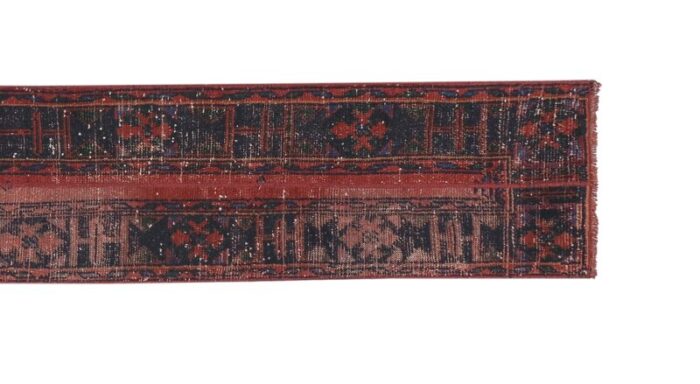 1960s vintage turkish oushak runner rug 1718