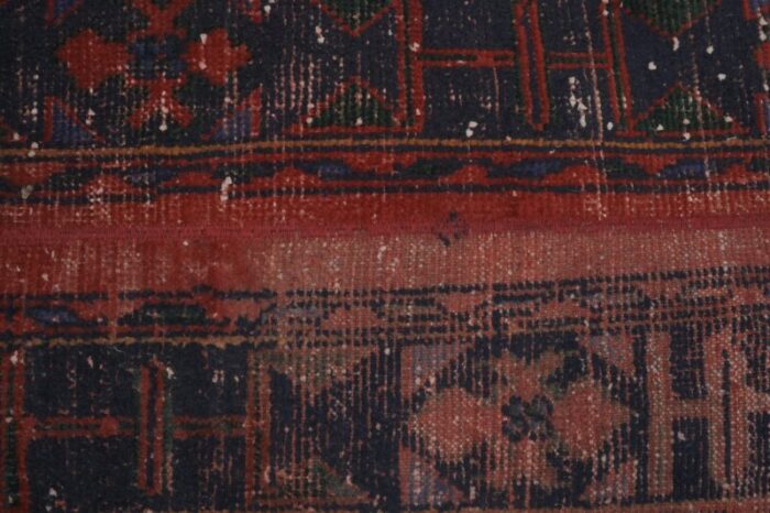 1960s vintage turkish oushak runner rug 7164