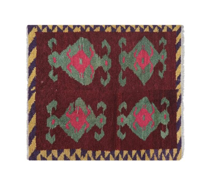 1970 vintage turkish tulu rug 6805