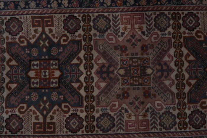 1970s anatolian hand knotted runner rug 5360