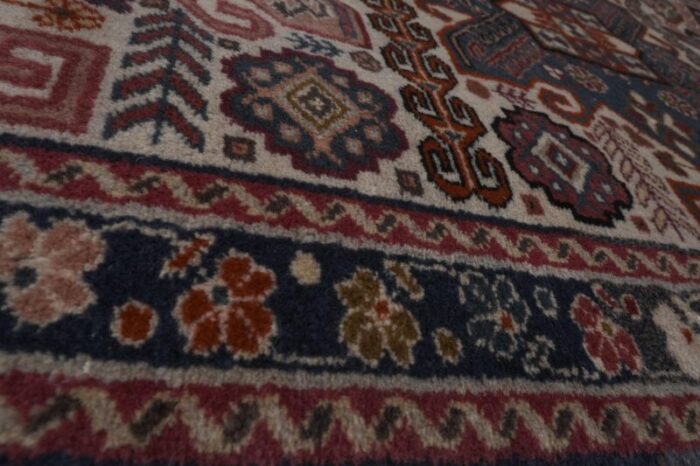 1970s anatolian hand knotted runner rug 8115