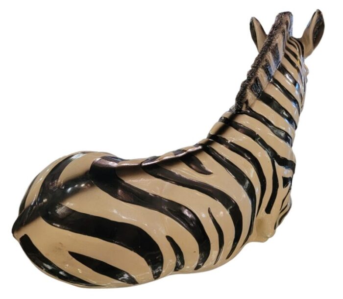 1970s marwal industries baby resin zebra sculpture 0947