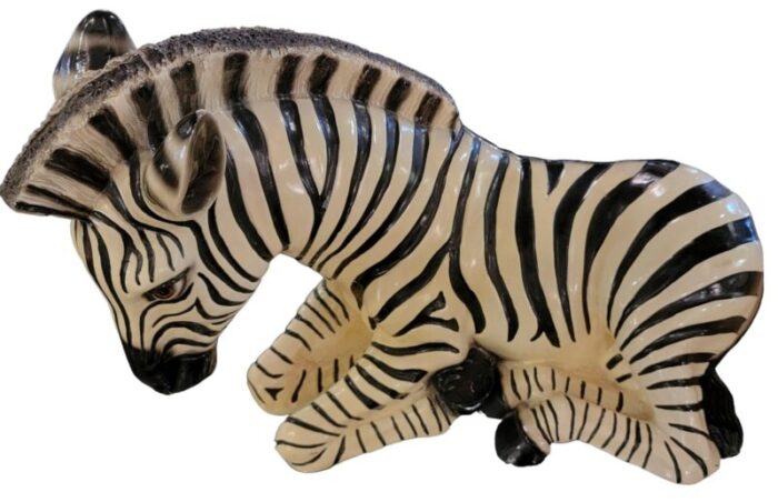 1970s marwal industries baby resin zebra sculpture 5527