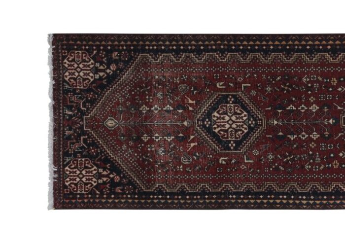 1970s turkish hand knotted runner rug 27 x 96 2379