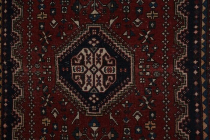 1970s turkish hand knotted runner rug 27 x 96 5449