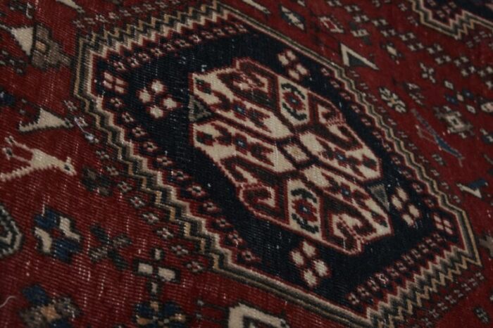 1970s turkish hand knotted runner rug 27 x 96 7777