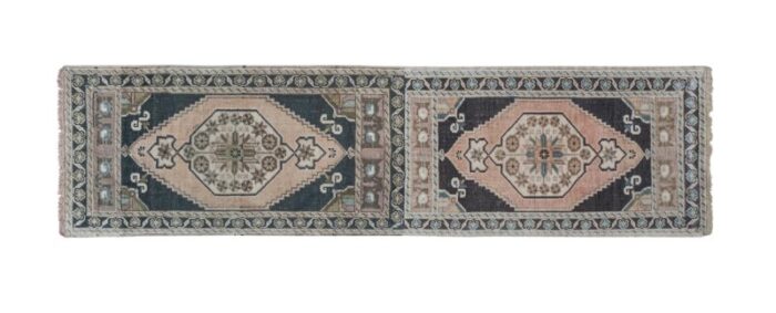 1970s turkish long and narrow runner rug 1713