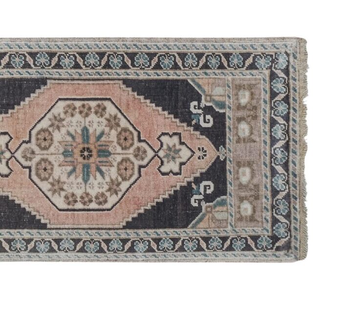 1970s turkish long and narrow runner rug 3187