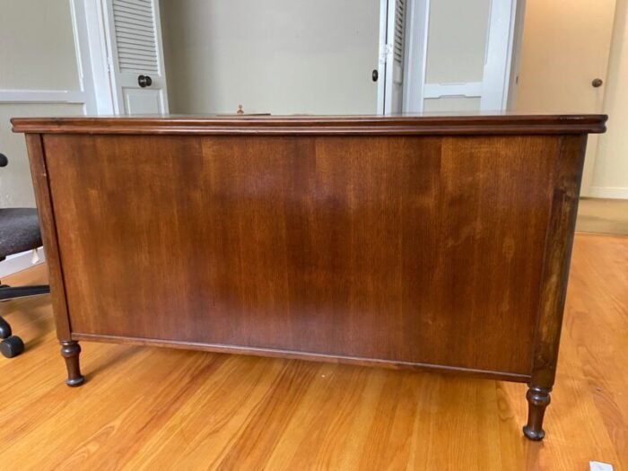 1970s vintage mid century modern wooden desk 3626