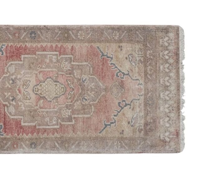 1970s vintage turkish wool runner 7685