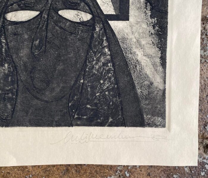 1983 modern etching on paper 2727