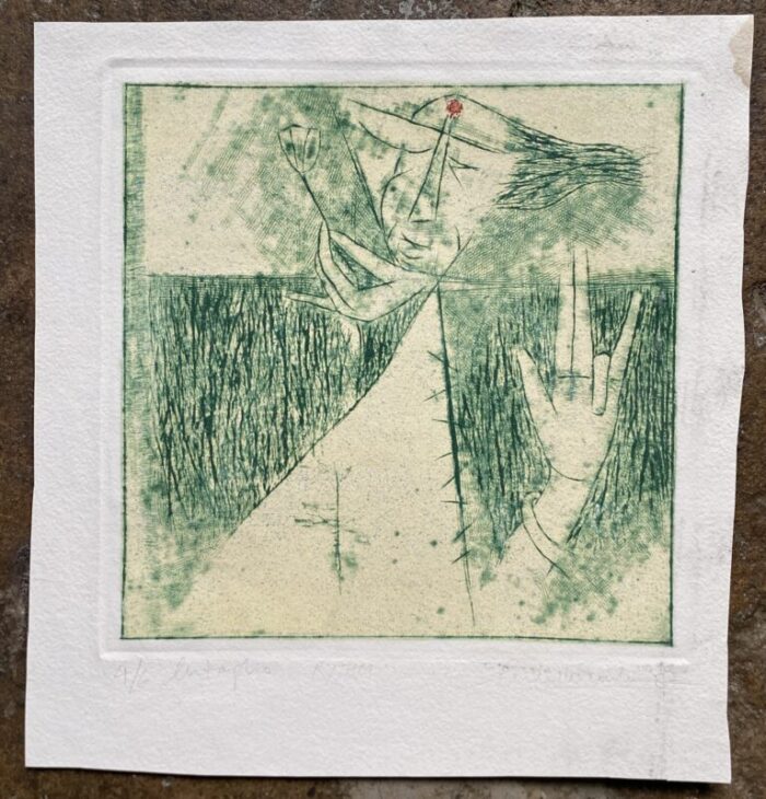 1987 rhythm modern intaglio 8615